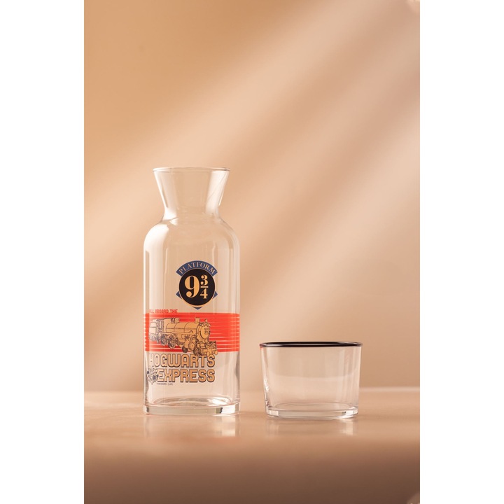 Комплект стъклени бутилки, Hermia Concept, 700 мл, 6x6x16см, многоцветни