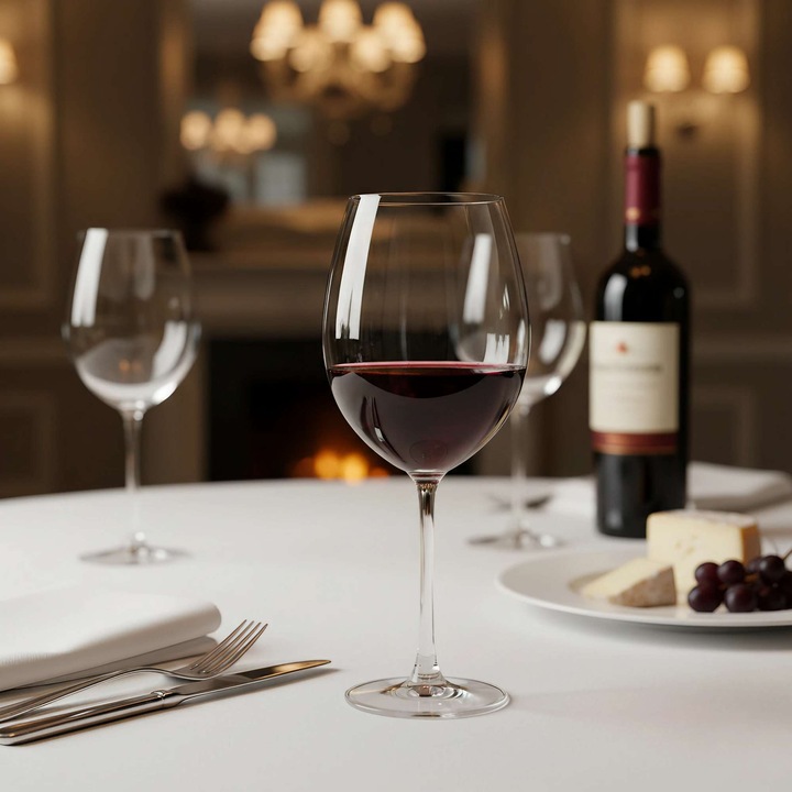 212-es borospohár készlet, Hermia Concept, átlátszó, 7x7x23,2cm, 550ml (2 darab)