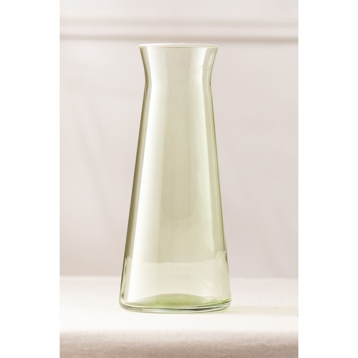 Стъклена бутилка Hermia Concept, 1150 мл, зелена, 7,5x7,5x25 см