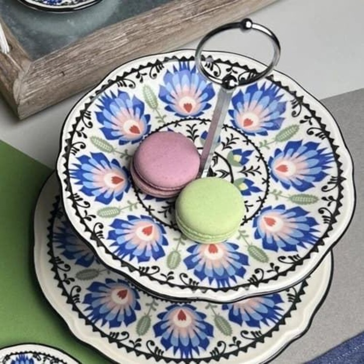 Tányérkészlet, Hermia Concept, 21x21cm, 26x26cm, többszínű