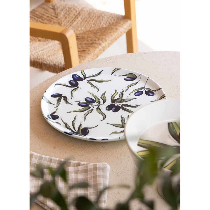 Farfurie, Hermia Concept, 30cm, multicolor, 1 darab