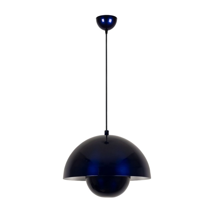 Lustra Opviq 913, albastru marin, metal, inaltime ajustabila 35-115 cm, dimensiune baza 10x6 cm