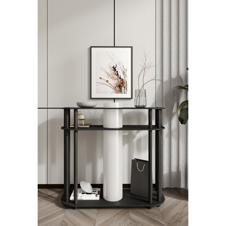 Lampadar Opviq 238, negru, 1 x E27, 17x84cm