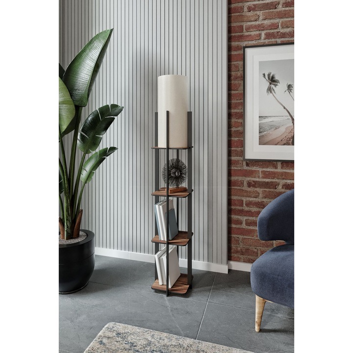 Lampadar Opviq, model 184, nuc, 1 x E27, 17x35cm, inaltime totala 135cm