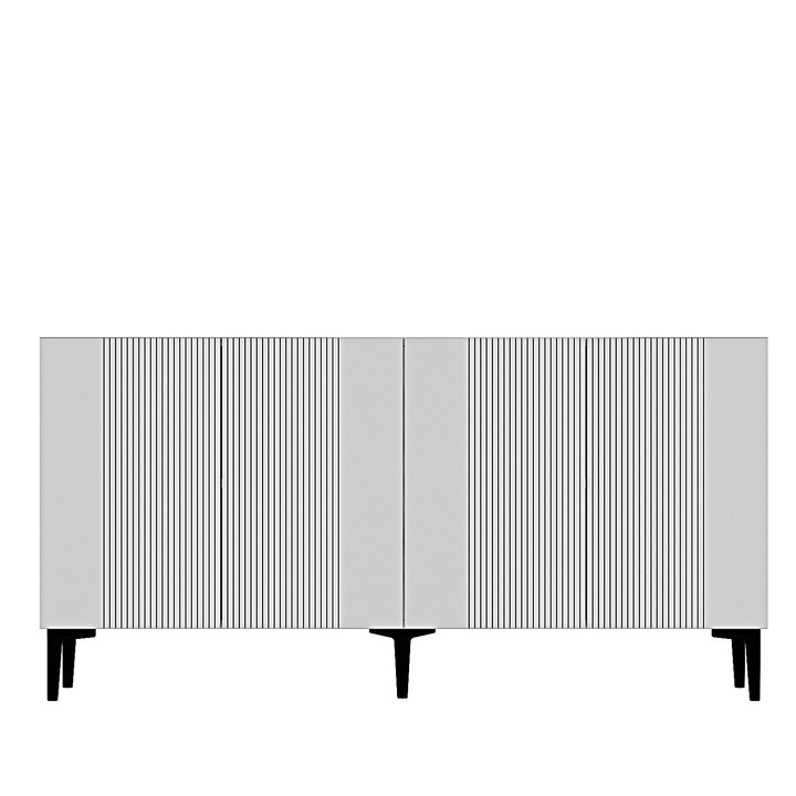 Consola, Woody Fashion, alb, 150x75x32 cm