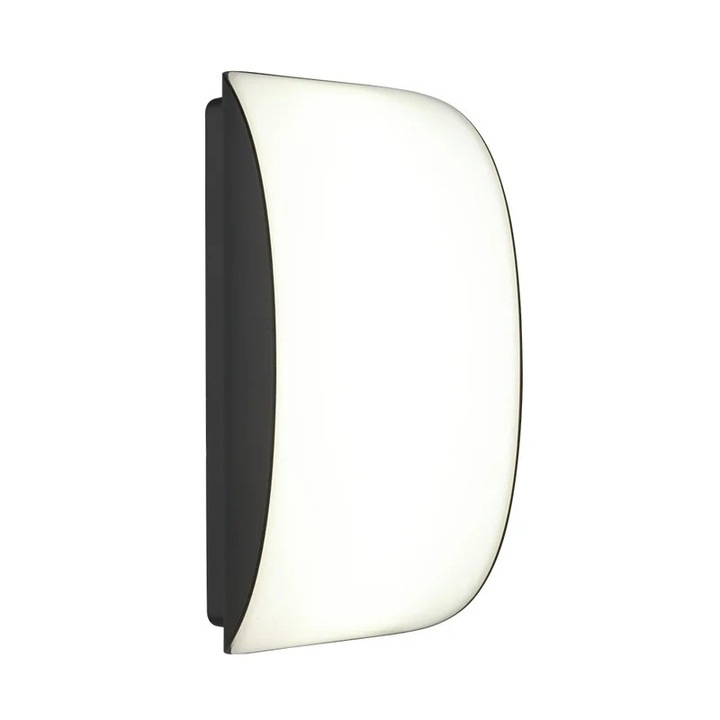 Aplica LED exterior Artemisa, 4.7 W, 1000 lm, lumina neutra, 4000K, IP54, alb-gri