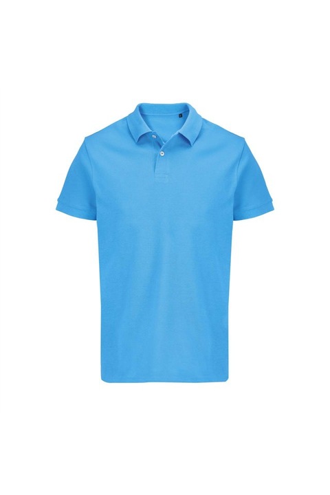 SOL'S Pacific unisex galléros póló, 100% fésült pamut, 210 g/m² piké anyag, rövid ujjú - SO04439, Aqua