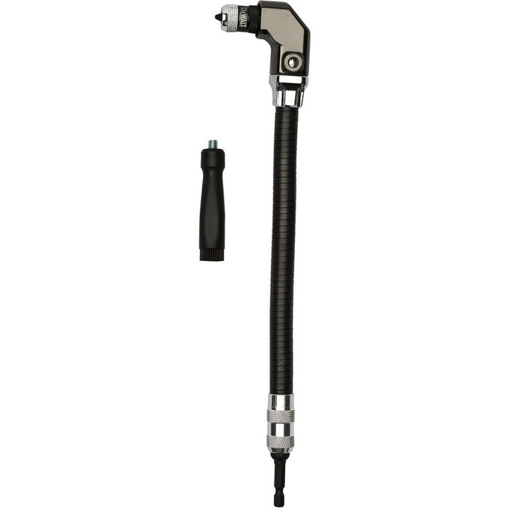 Set adaptor pentru burghiu cu unghi drept, 12", cap Rapid Load, 90 grade, pentru spatii inguste