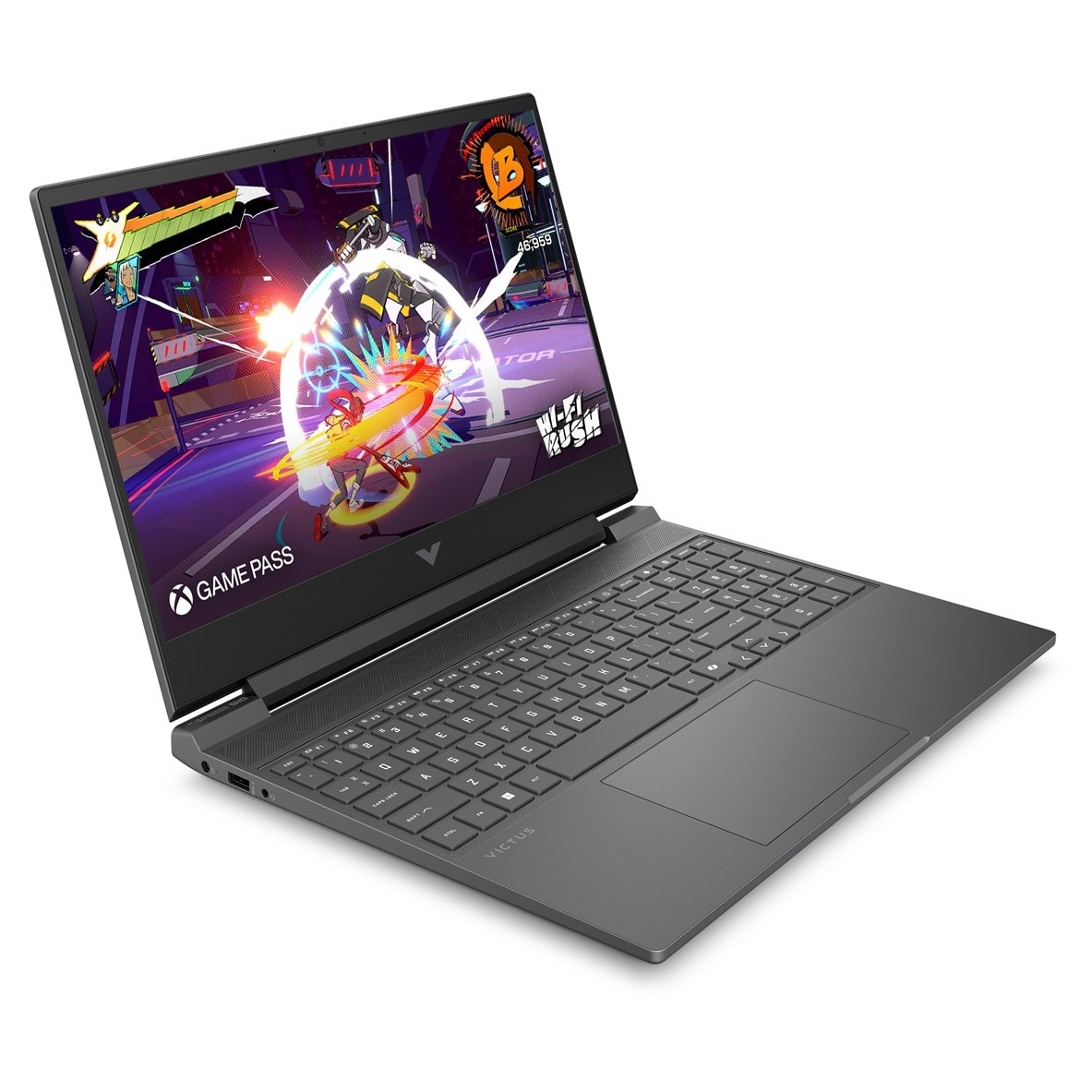 Laptop HP Victus 15, 15.6" Full HD, AMD Ryzen™ 7 7445HS pana la 4.7 GHz, 16 GB RAM DDR5 5600, 512 GB SSD, NVIDIA® GeForce® RTX 4050 6 GB, Windows 11 Home, Black 512 GB