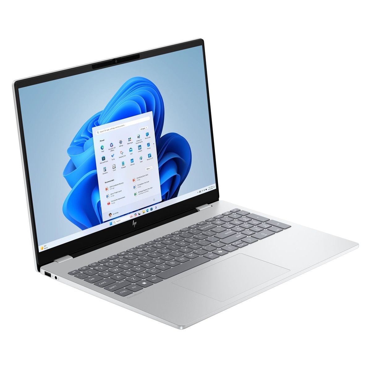 Laptop HP OmniBook 7, 16" 2K, Intel® Core™ 5 210H pana la 4.8 GHz, 16 GB RAM DDR5 5200, 512 GB SSD, Intel® Graphics, Windows 11 Home, Glacier Silver 512 GB