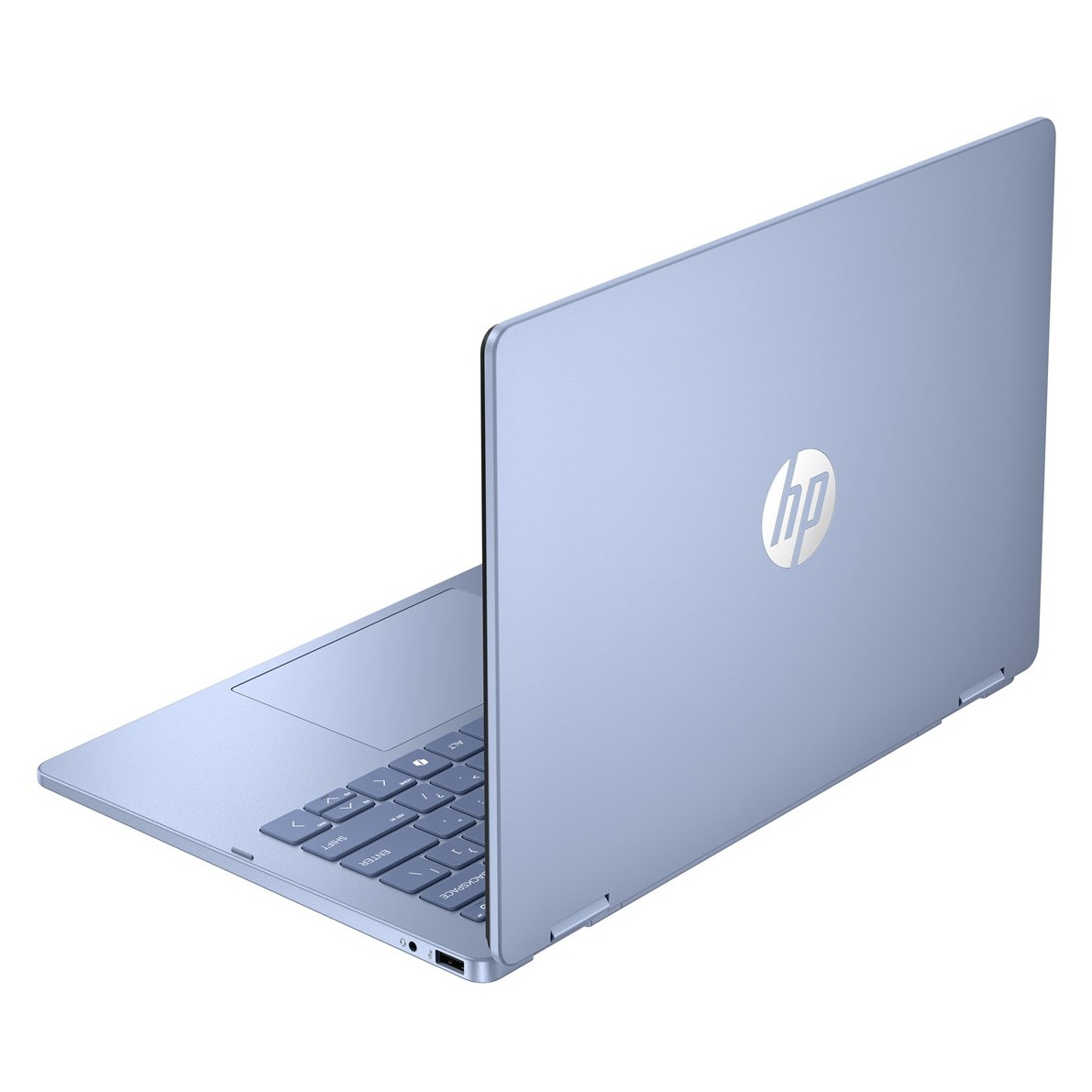 Laptop HP OmniBook 5 Flip, 14" 2K Touchscreen, Intel® Core™ 5 120U pana la 5 GHz, 16 GB RAM LPDDR5 5200, 512 GB SSD, Intel® Graphics, Windows 11 Home, Sky Blue 512 GB
