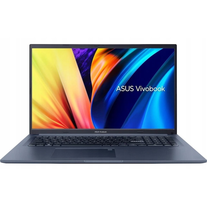 Laptop ASUS VivoBook 17, 17.3" Full HD, Intel® Core™ i5 120U pana la 5 GHz, 16 GB RAM DDR5, 512 GB SSD, Intel® Graphics, Windows 11 Home, Quiet Blue 512 GB