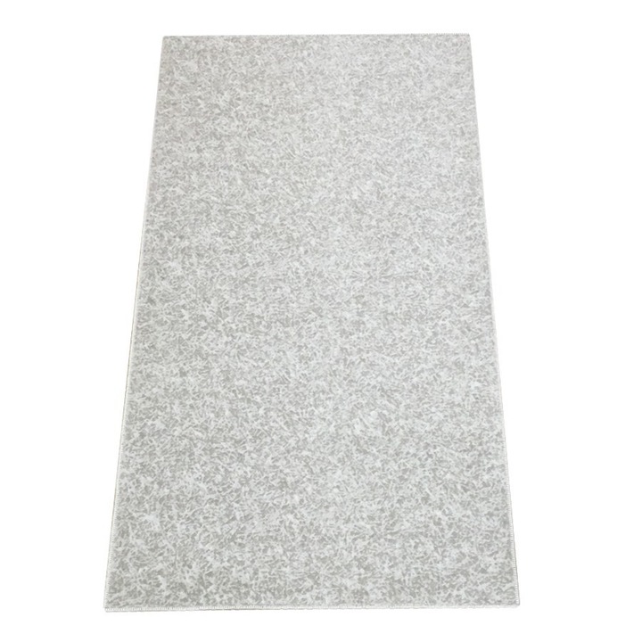 Covor Antiderapant June, Nuante Bej, Poliester, 80 x 150 cm