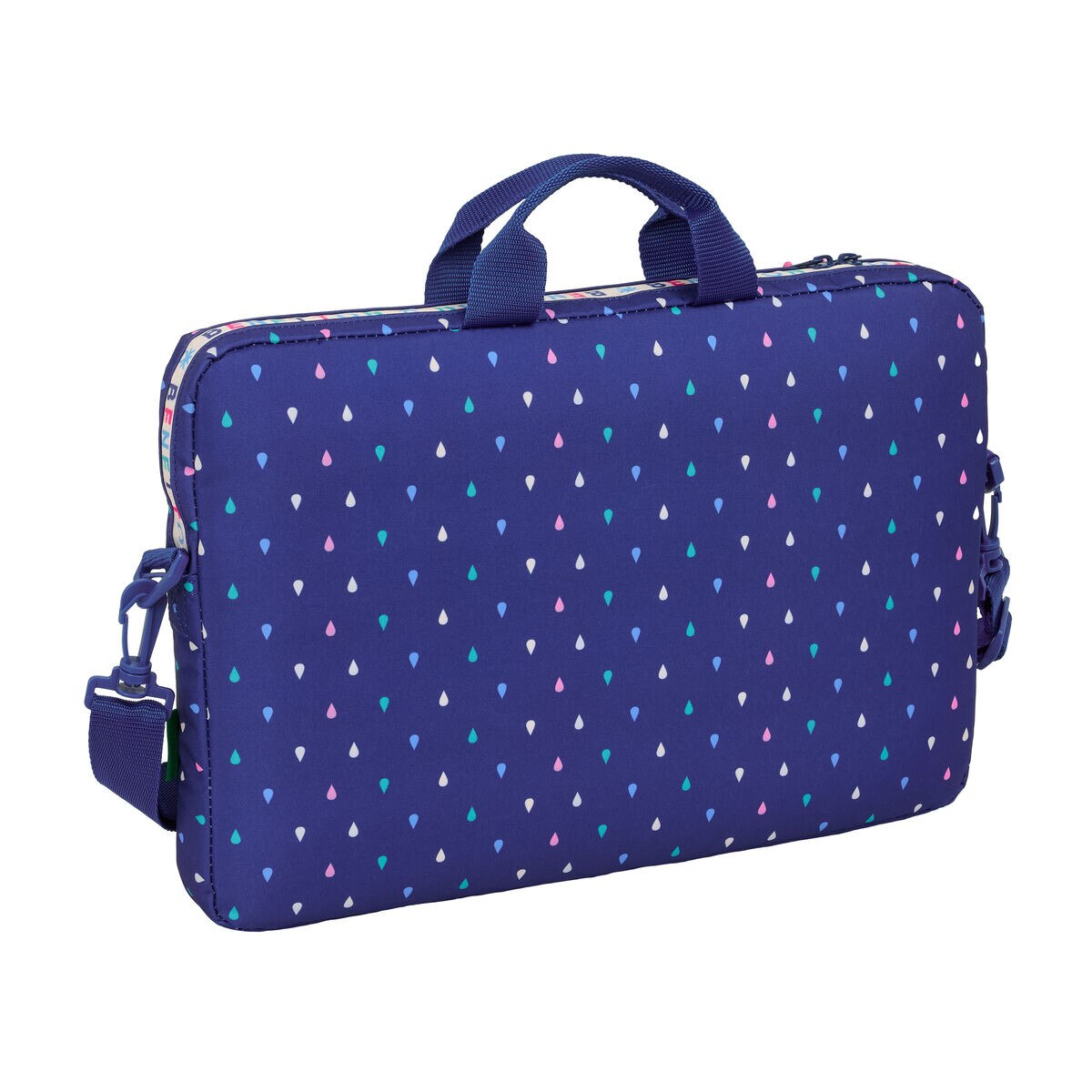 Servieta pentru laptop, benetton, drop, multicolor, 40 x 27 x 4 cm