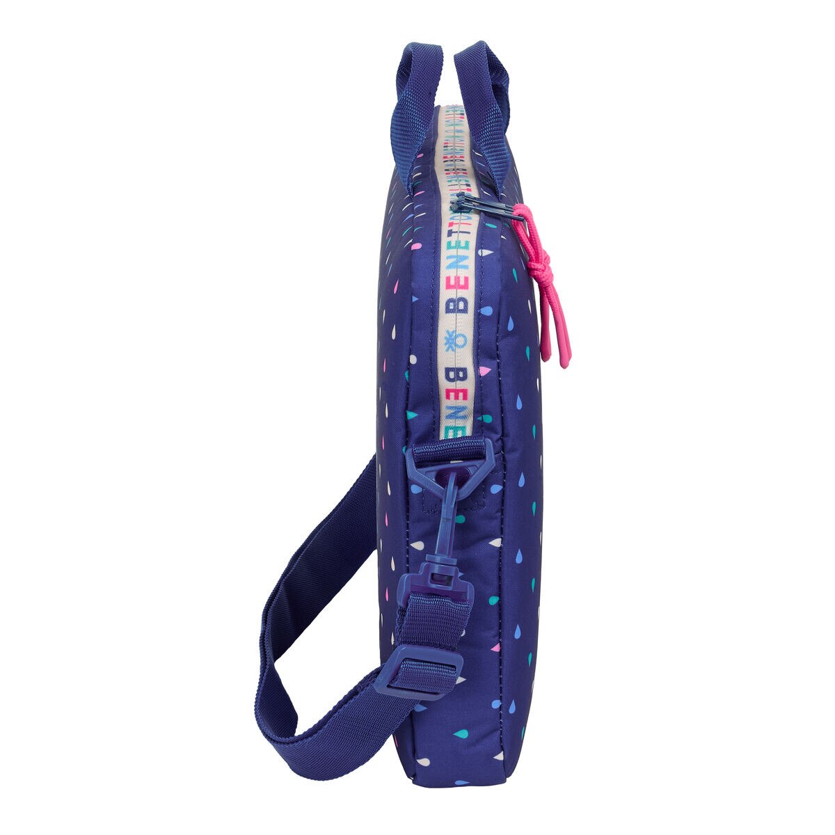 Servieta pentru laptop, benetton, drop, multicolor, 40 x 27 x 4 cm