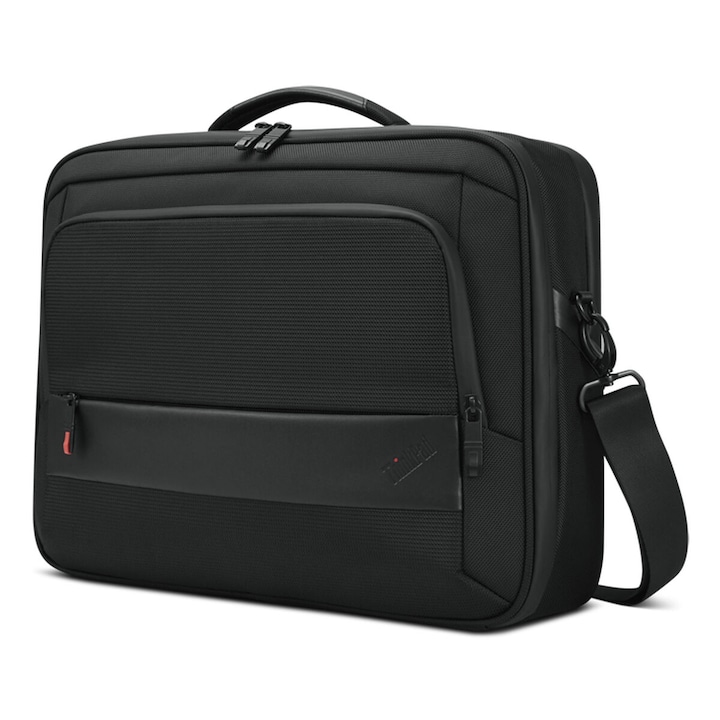 Rucsac pentru laptop, lenovo, 4x41m69795, negru, 16", 2 compartimente, maner transport, material plastic reciclabil, fermoar, inaltime 30 cm, latime 41 cm