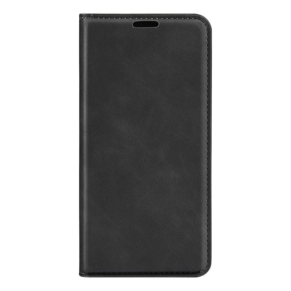 Husa Flip Tip Carte Deluxe Compatibila cu Honor Magic 8 Lite, Piele Ecologica, Stand, Negru