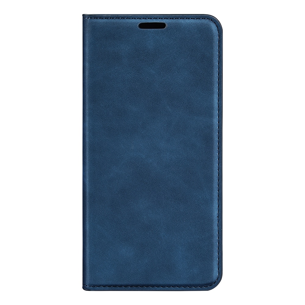 Husa Flip Tip Carte Deluxe Compatibila cu Honor Magic 8 Lite, Piele Ecologica, Stand, Navy Blue