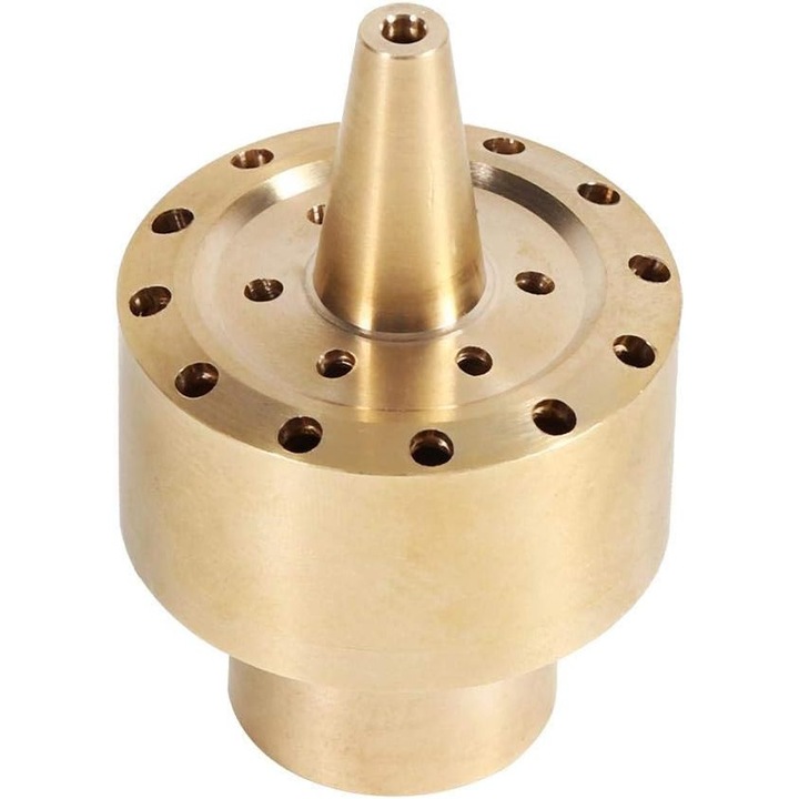 Cap de pulverizare din alama aurie, bazin, 1/2"