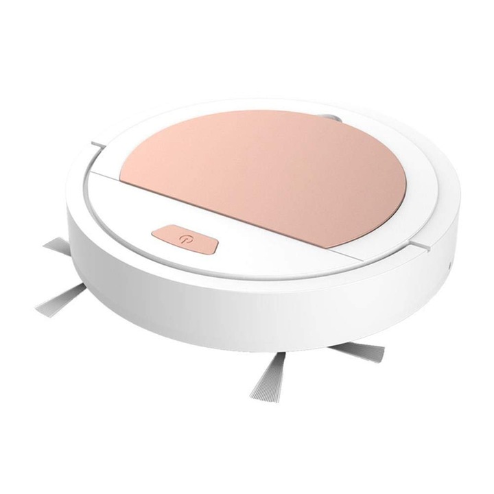 Robot de curatare inteligent, aspirator automat, alb, 32x32x6.5cm, functie de evitare a obstacolelor
