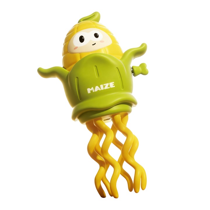 Jucarie interactiva copii, design caracatita din porumb, material moale, portabil