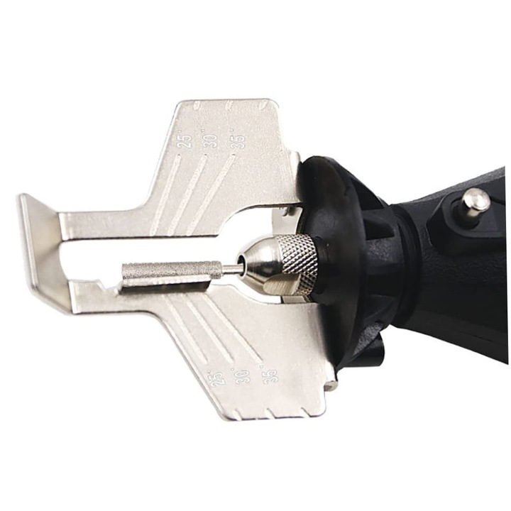 Set unelte pentru ascutirea ferastraielor cu lant, 1 adaptor pentru ferastrau, material premium, compact, durabil
