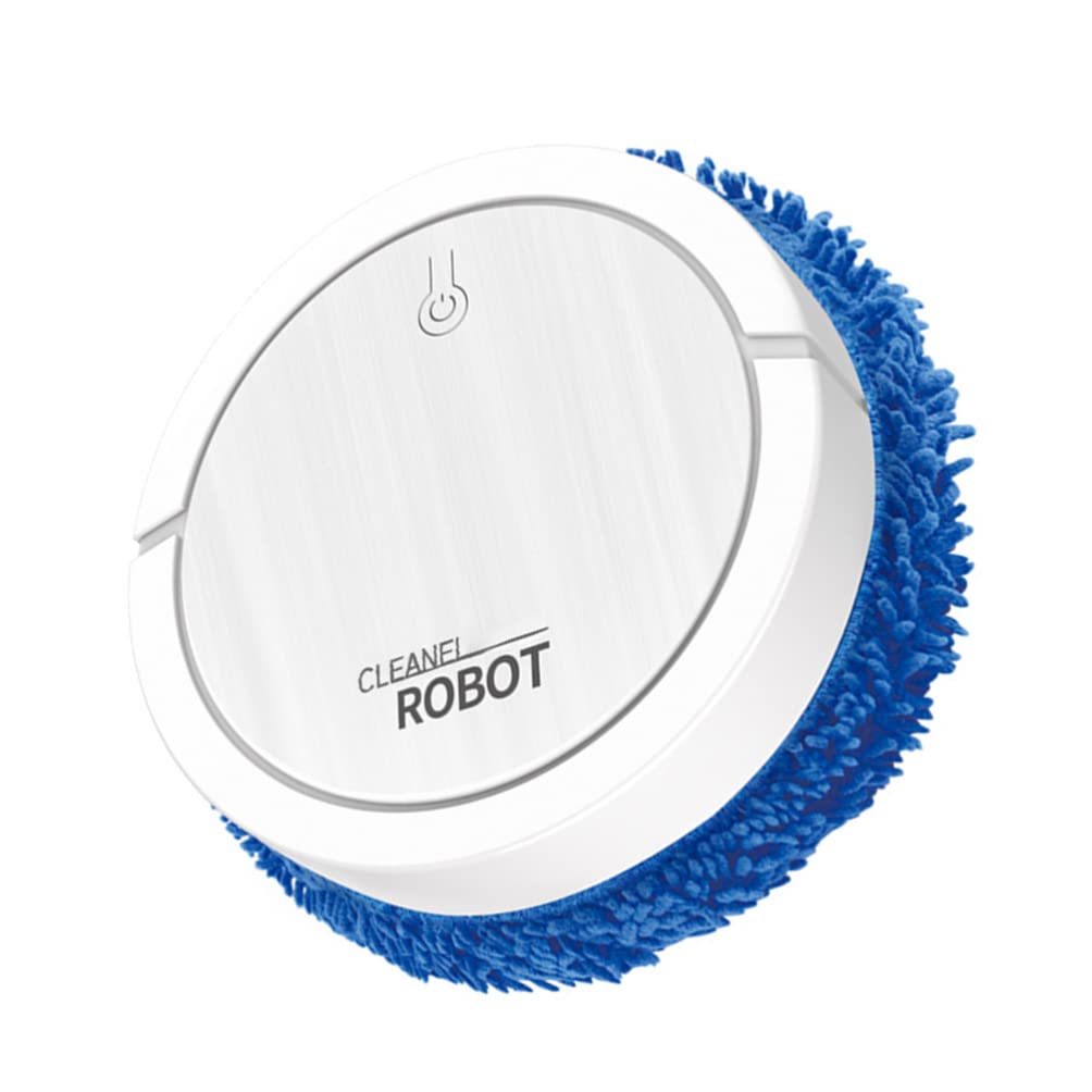 Robot de curatare umed si uscat cu dezinfectie UV, functie automata de eliminare a problemelor, culoare alba, aspirator.