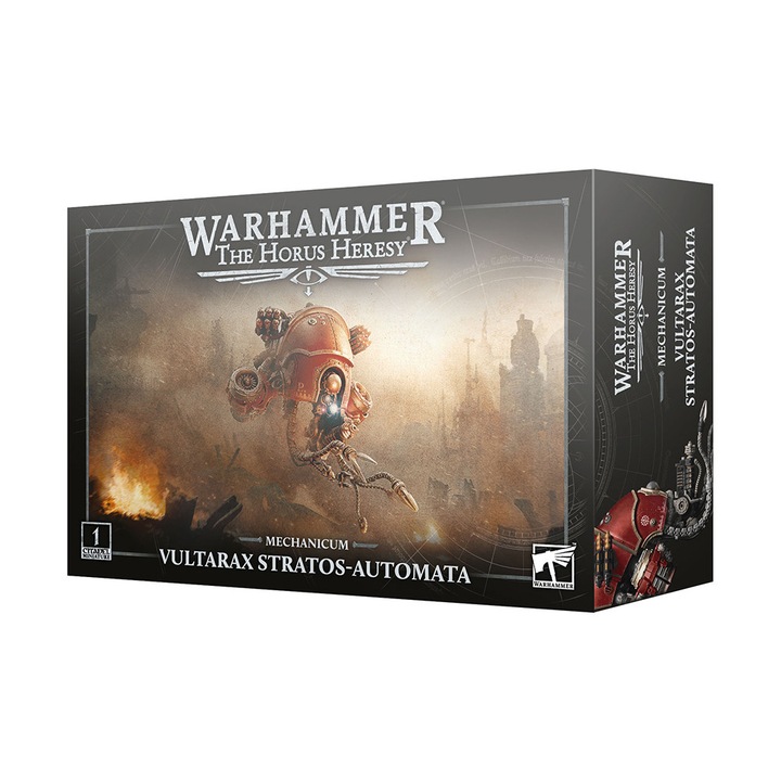 Разширение за игра Warhammer Horus Heresy, Vultarax Stratos-Automata Mechanicum, Games Workshop, 92 части, сиво