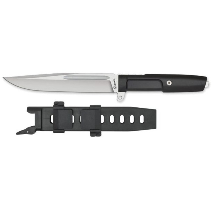 Cutit tactic Albainox, maner din cauciuc, ABS, 32875