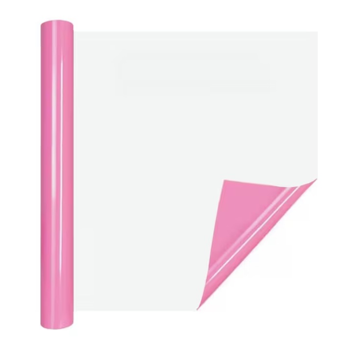 Rola de vinil pentru transfer termic, 152.4 x 30.5 cm, roz