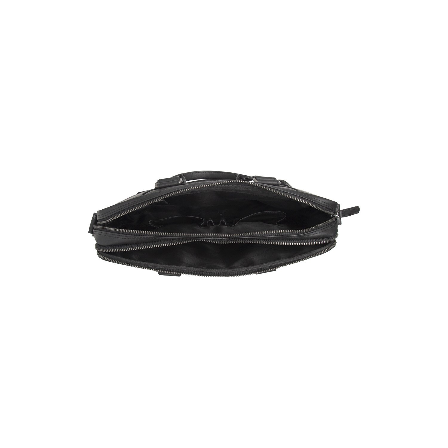 Geantă laptop Montara, The Chesterfield Brand, piele naturală, negru, 37x9x31cm