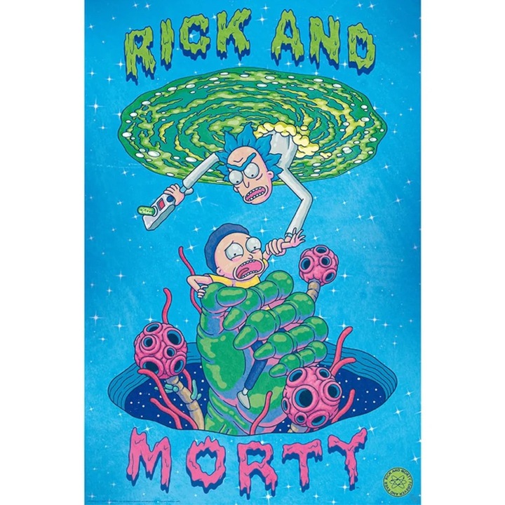 Maxi Rick és Morty poszter - 91, 5x61 - FSC Mix - Rick és Morty