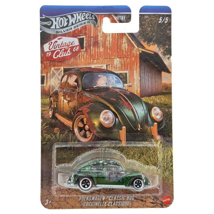 Hot Wheels Silver Series Vintage Club - Volkswagen VW "Classic Bug" - Bogár - Hot Wheels - 1:64