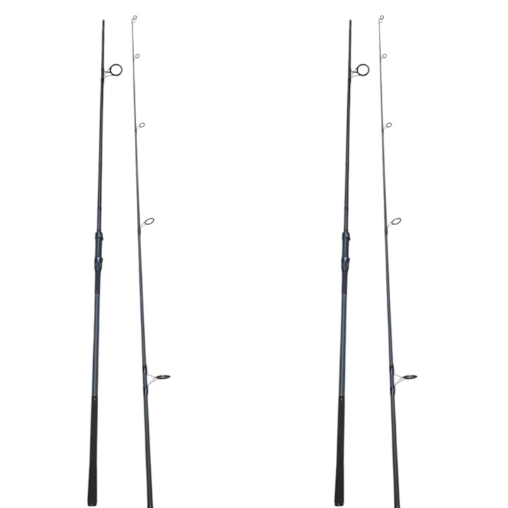 Комплект 4Шаран 2 въдици карбон Ebisu 2 секции / 3.60м / 3.75 либри