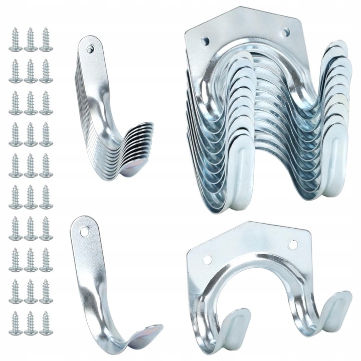 20 darab Haki ruhafogas, strapabíró, ajtókra és falakra