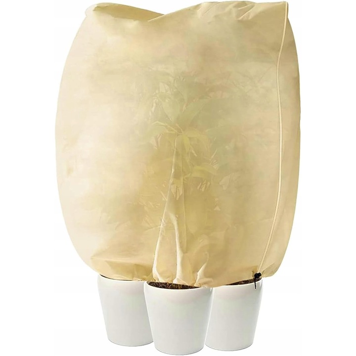 Set de 1 bucata, protectie pentru plante, 120x180cm, material respirabil, impermeabil, antitermic, fara marca