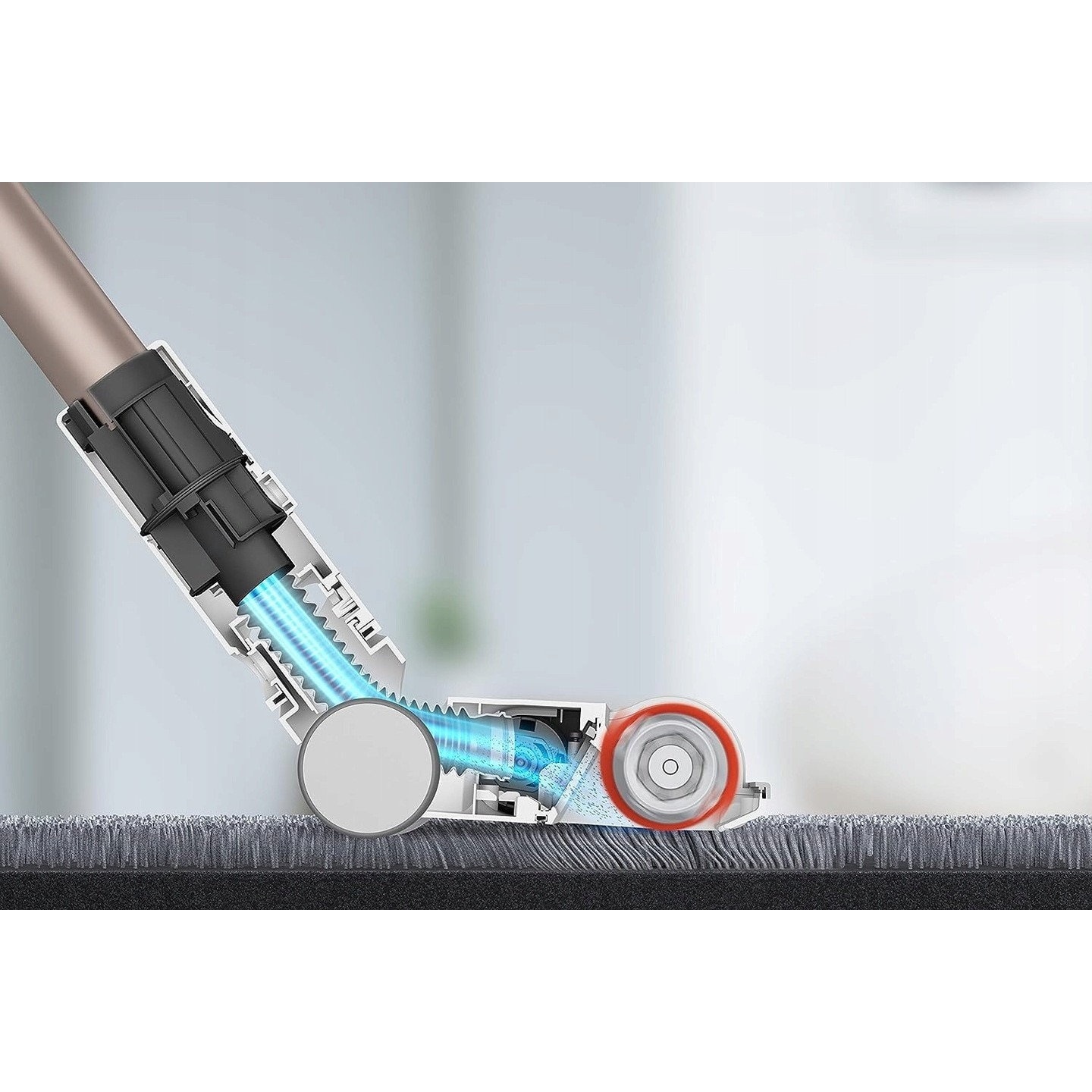 Aspirator vertical fără fir Xiaomi G9 Plus, 2 în 1, 120 AW, alb, capacitate 0.6L, autonomie 60 min.