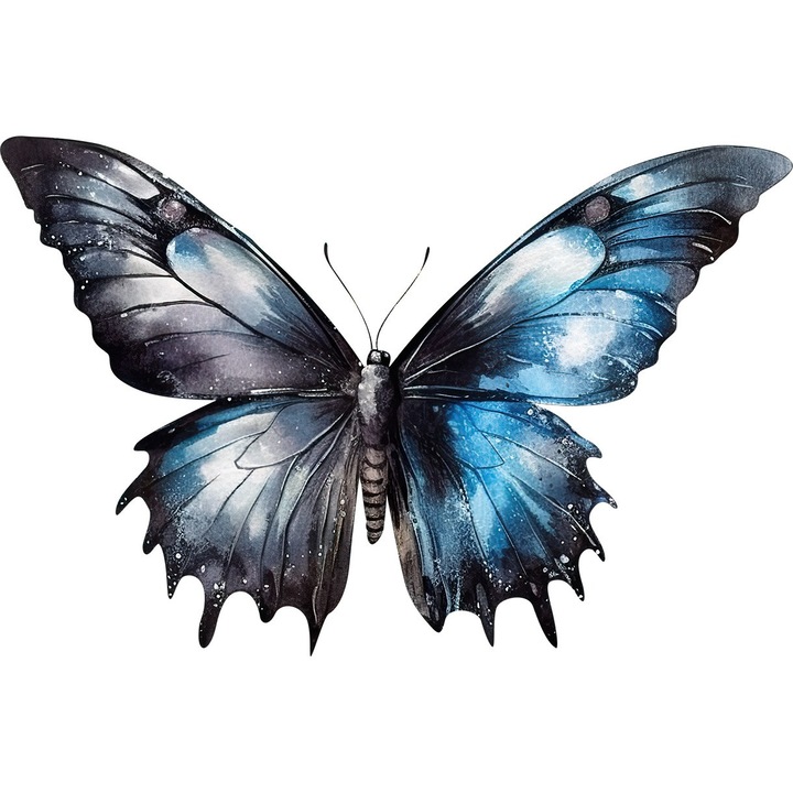 Sticker decorativ, Fluture, Negru, 12092ST-8