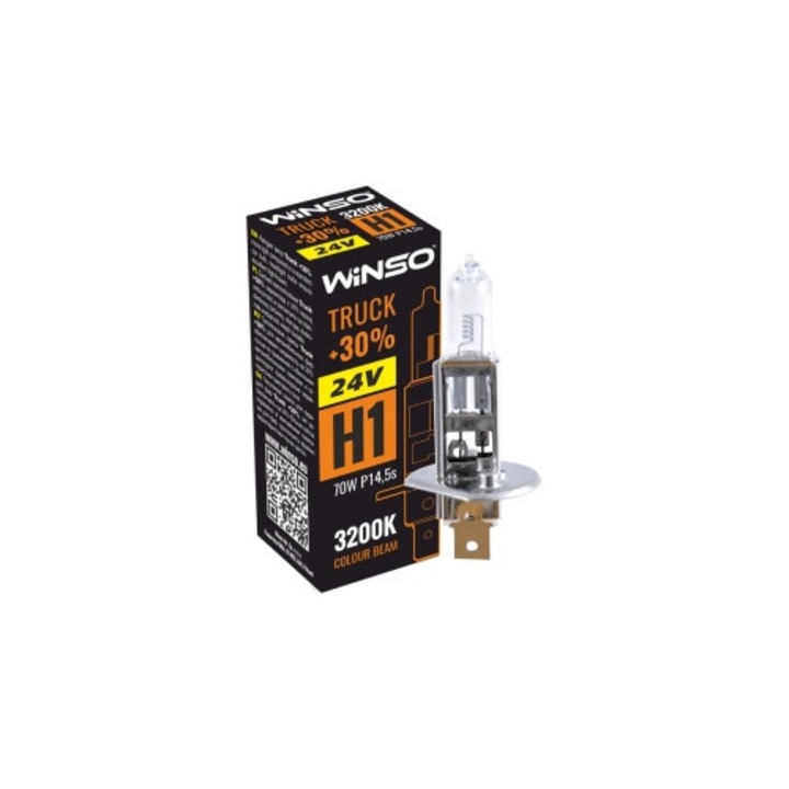 Bec Halogen Winso Truck +30% H1 - 24V, 70W P14.5s ● 3200K