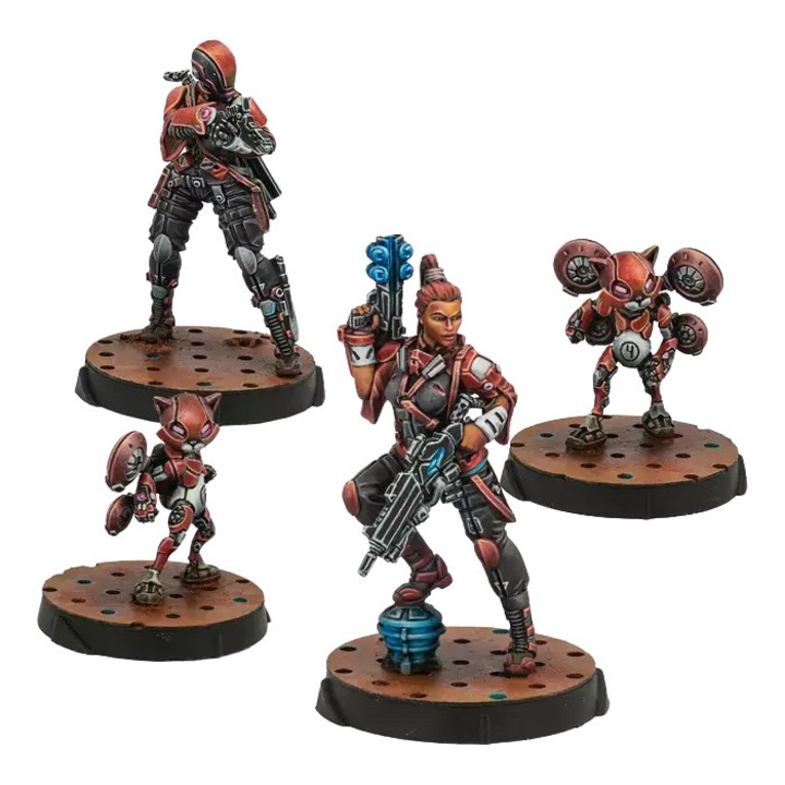 Разширение за игра Infinity, Nomads Tomcats, Corvus Belli, 4 сглобяеми модела, метал