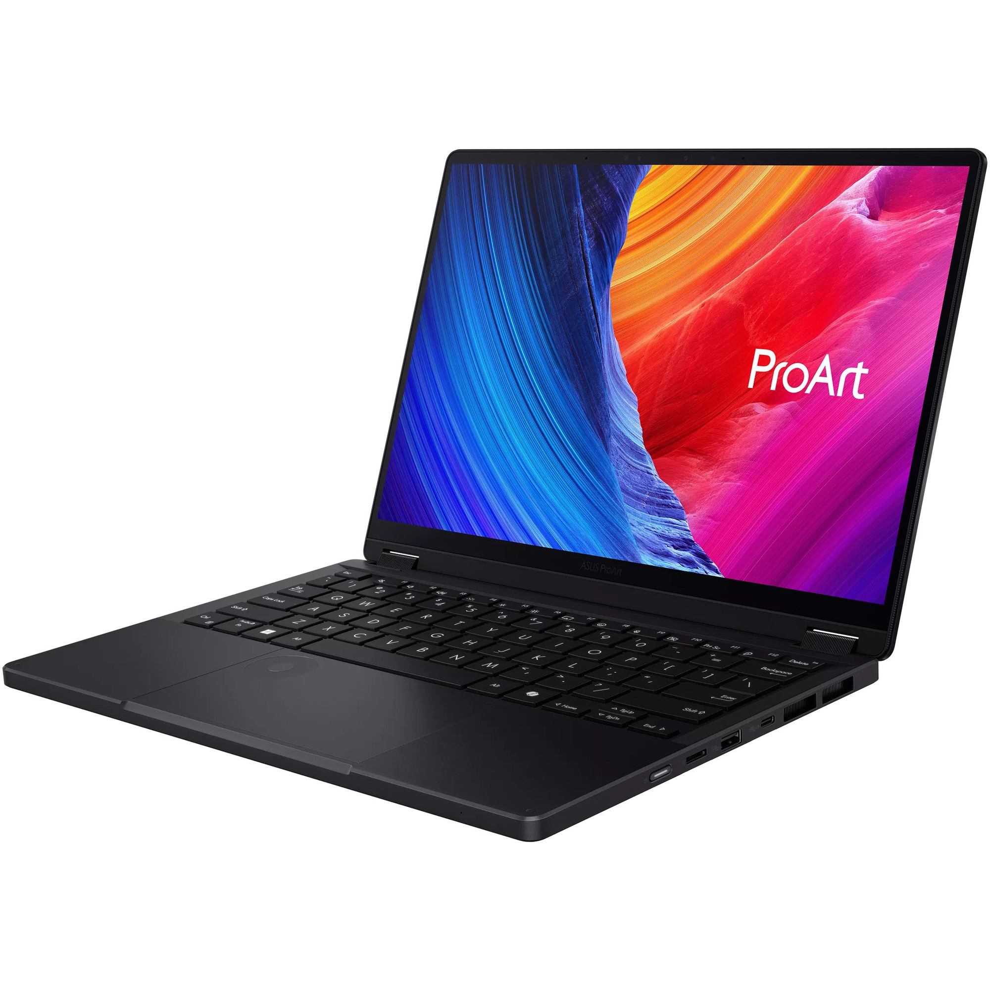 Laptop ASUS ProArt PX13 HN7306EA cu procesor AMD Ryzen™ AI MAX+ 395 pana la 5.1GHz, 13.3'', 3K, OLED, Touch, 64GB LPDDR5X RAM, 1TB SSD, AMD Radeon™ Graphics, Windows 11 Pro, Nano Black