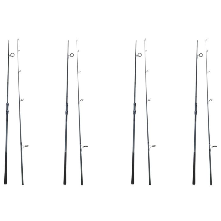 Комплект 4Шарански 4 въдици карбон Ebisu 2 секции / 3.60м / 3.75lbs