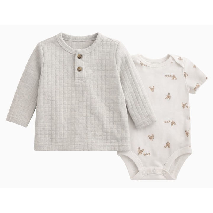 Compleu Carter's bumbac 2 piese 3-6 luni