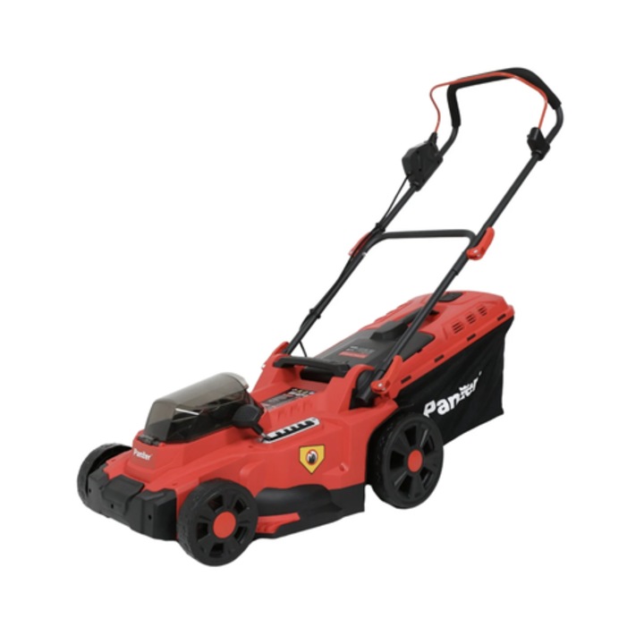 Masina de tuns iarba, Panzer, fara acumulator, motor fara perii, latime taiere 37 cm, 18 V