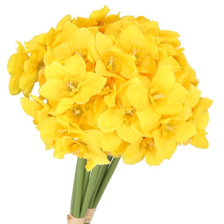 Buchet zonkili, 41cm, galben, 6 ramuri