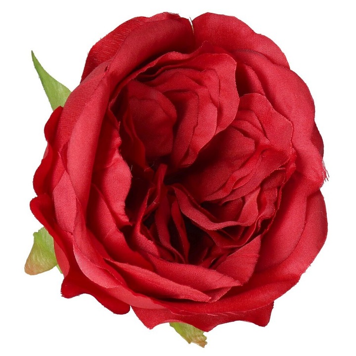 PIWONIA művirág korona, piros, 10x8cm