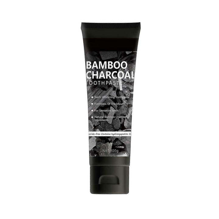 Faszén fogkrém 100g, gyengéd tisztítás, érzékeny fogakra is alkalmas