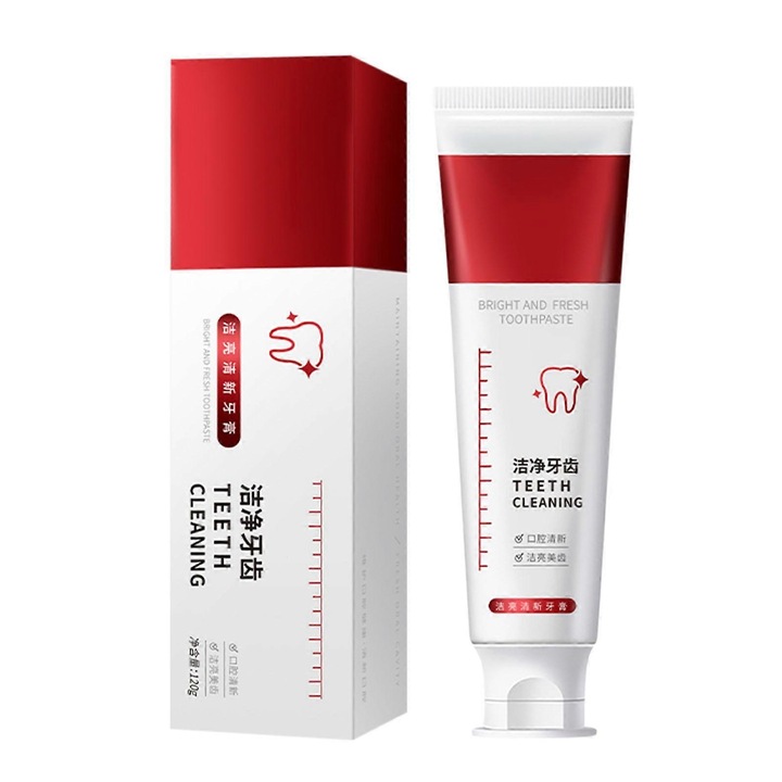 Fehérítő fogkrém, 120g, hatékony tisztítás, szájápolás