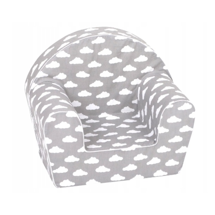 Fotoliu pentru copii, DTR, gri