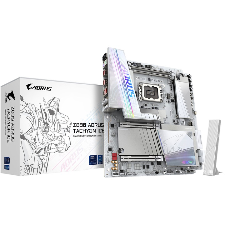 Placa de baza Gigabyte Z890 AORUS TACHYON ICE, Socket LGA1851, DDR5, E-ATX
